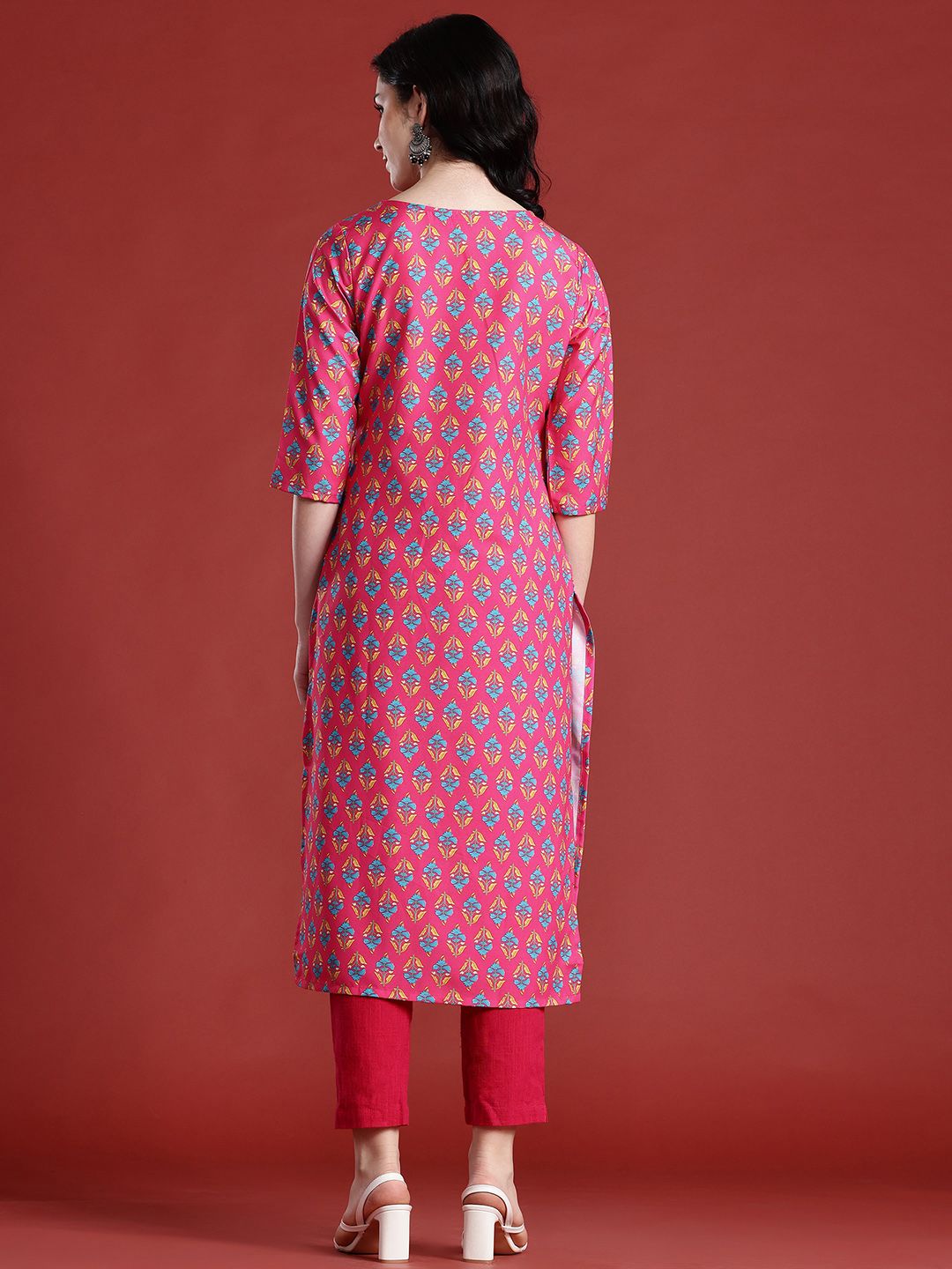 Anouk Ethnic Motifs Printed Kurta