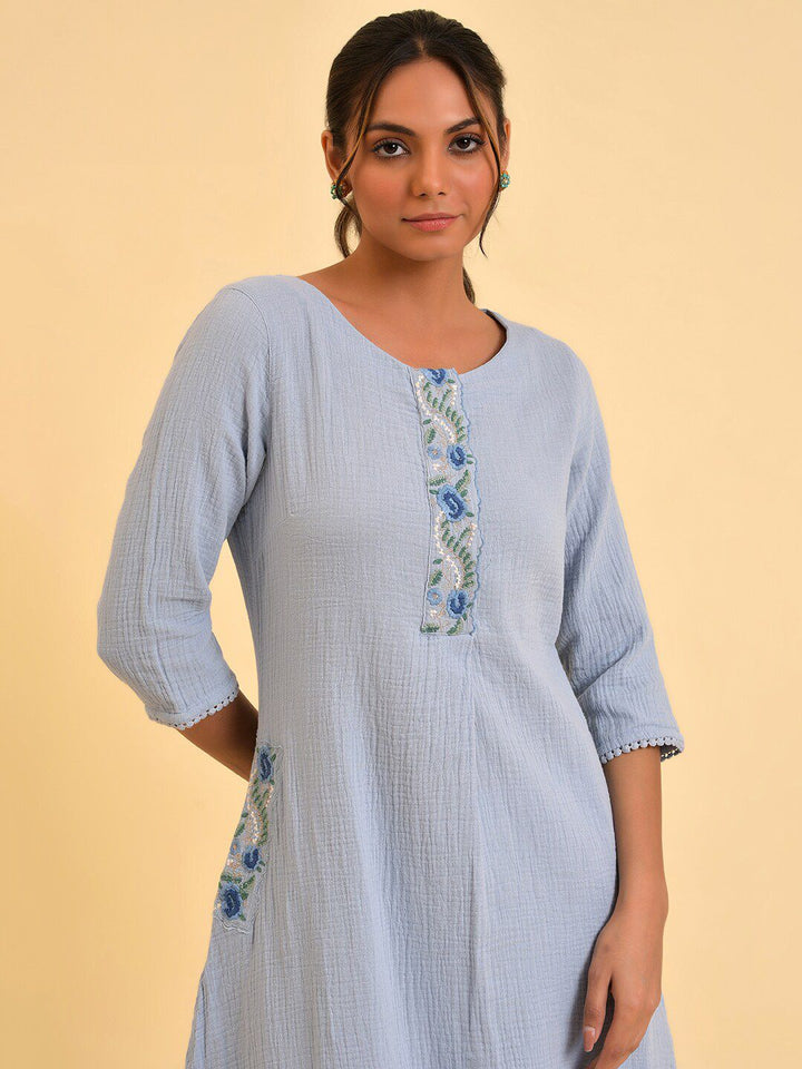 W Women A-Line Cotton Kurta