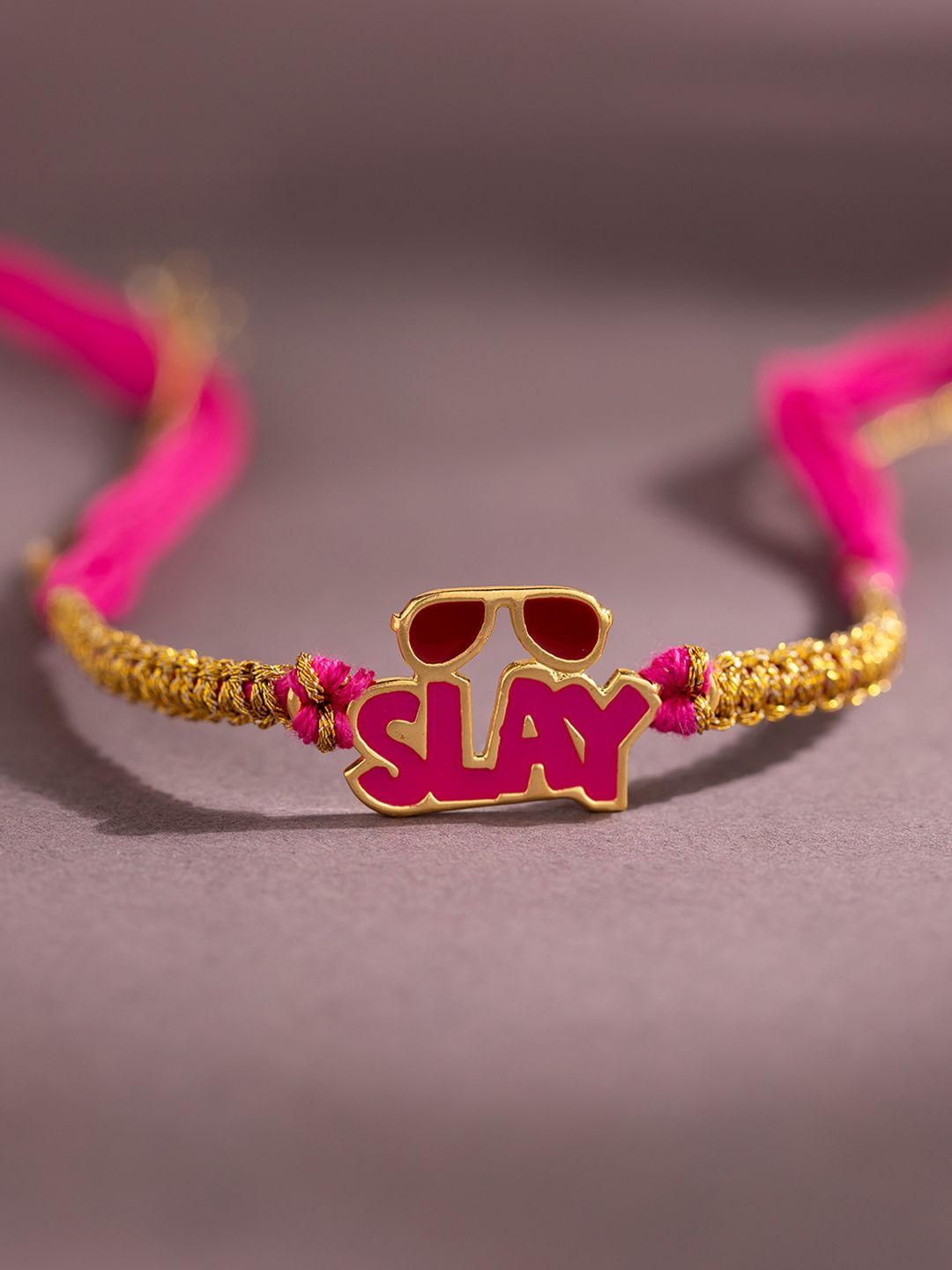 Voylla Slay Swag Design Thread Rakhi