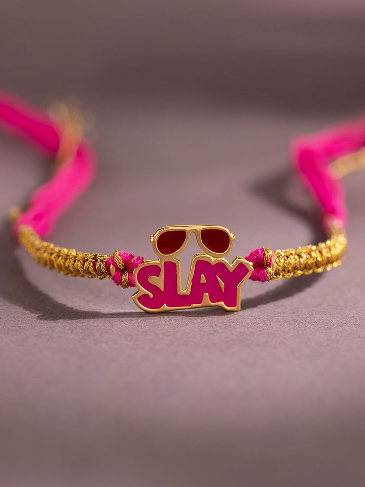 Voylla Slay Swag Design Thread Rakhi