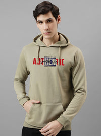 ADRO Men Printed Hooded Sweatshirt