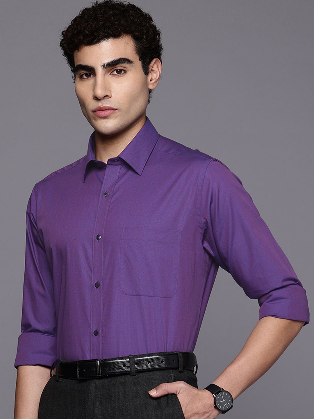 Raymond Pure Cotton Slim Fit Formal Shirt