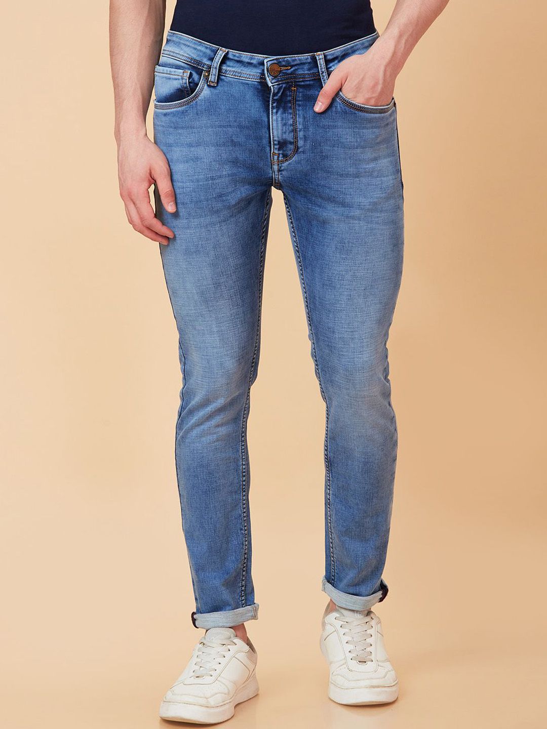 Being Human Men Slim Fit Heavy Fade Jeans
