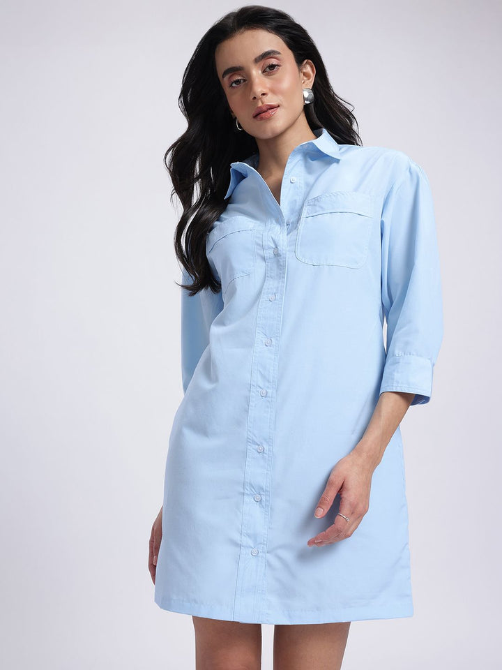 DressBerry Button Up Babe Shirt Dress