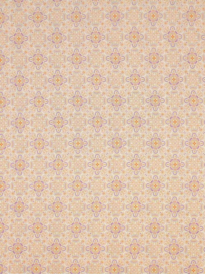 BOMBAY DYEING Epigram Yellow Floral Pure Cotton 120 TC Queen Bedsheet Set 2.24 m X 2.54 m