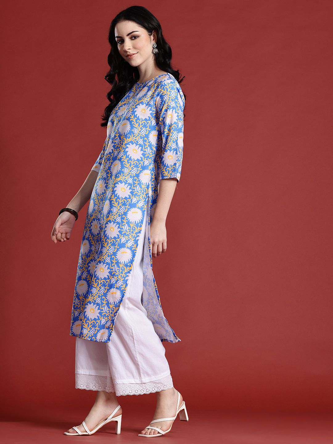 Anouk Women Floral Printed Kurta