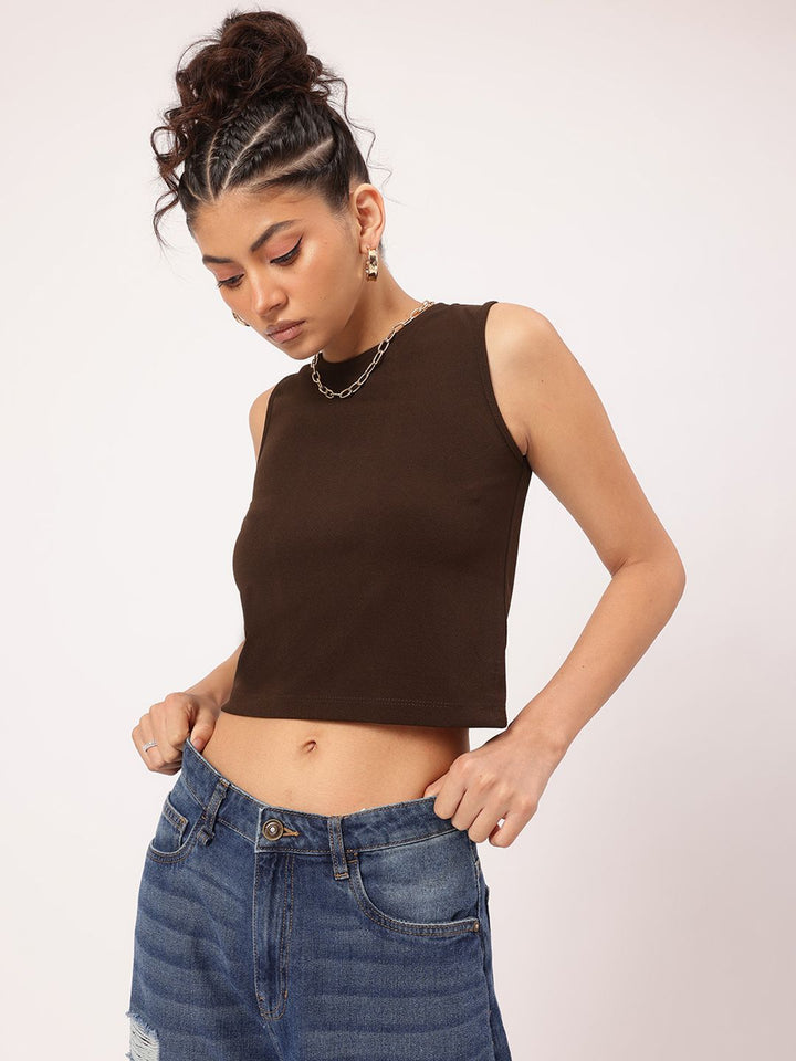 DressBerry Bow Tie Back Beauty Crop Top