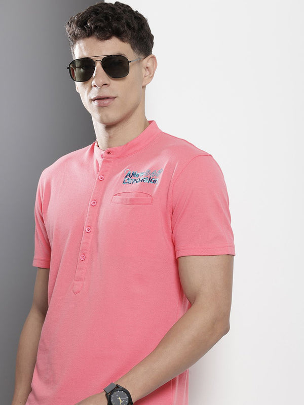 The Indian Garage Co Band Collar T-shirt