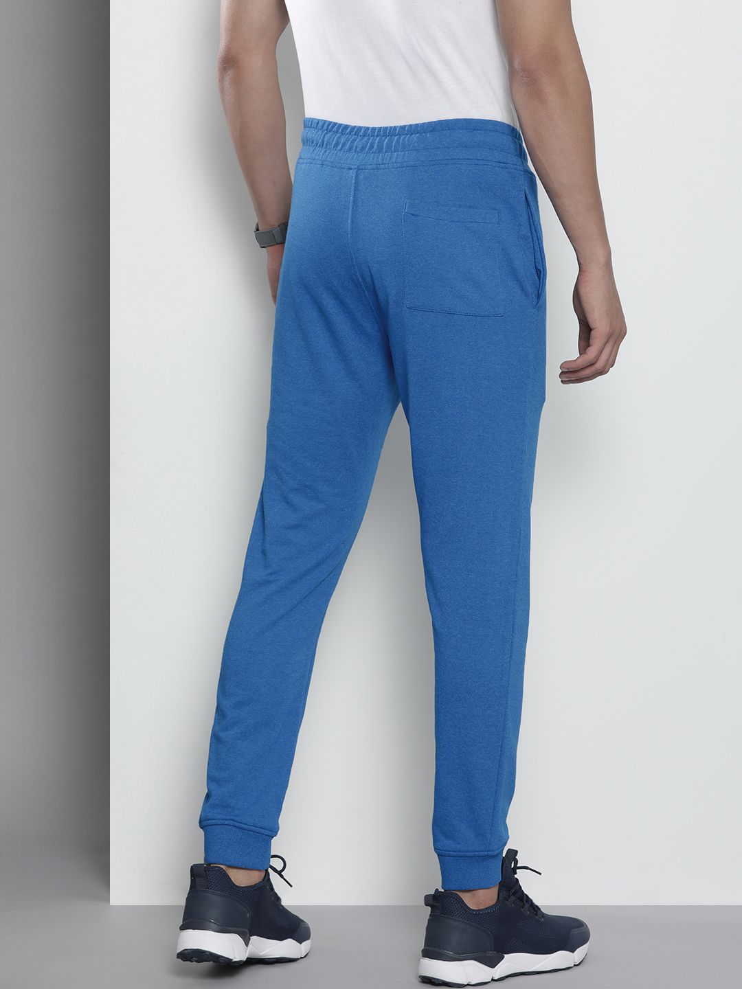 The Indian Garage Co Men Blue Solid Joggers