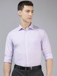Park Avenue Slim Fit Textured Self Design Formal Shirt