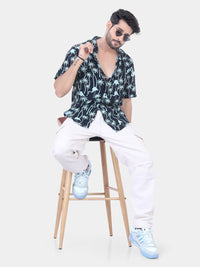 VASTRADO Classic Slim Fit Floral Printed Casual Shirt