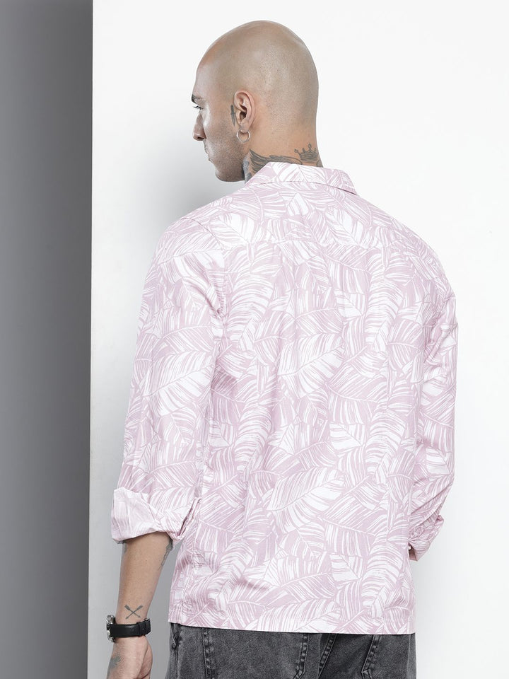 The Indian Garage Co Abstract Printed Pure Cotton Casual Shirt
