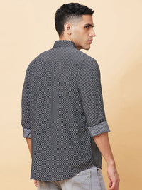 Being Human Men Slim Fit Opaque Printed Casual Shirt