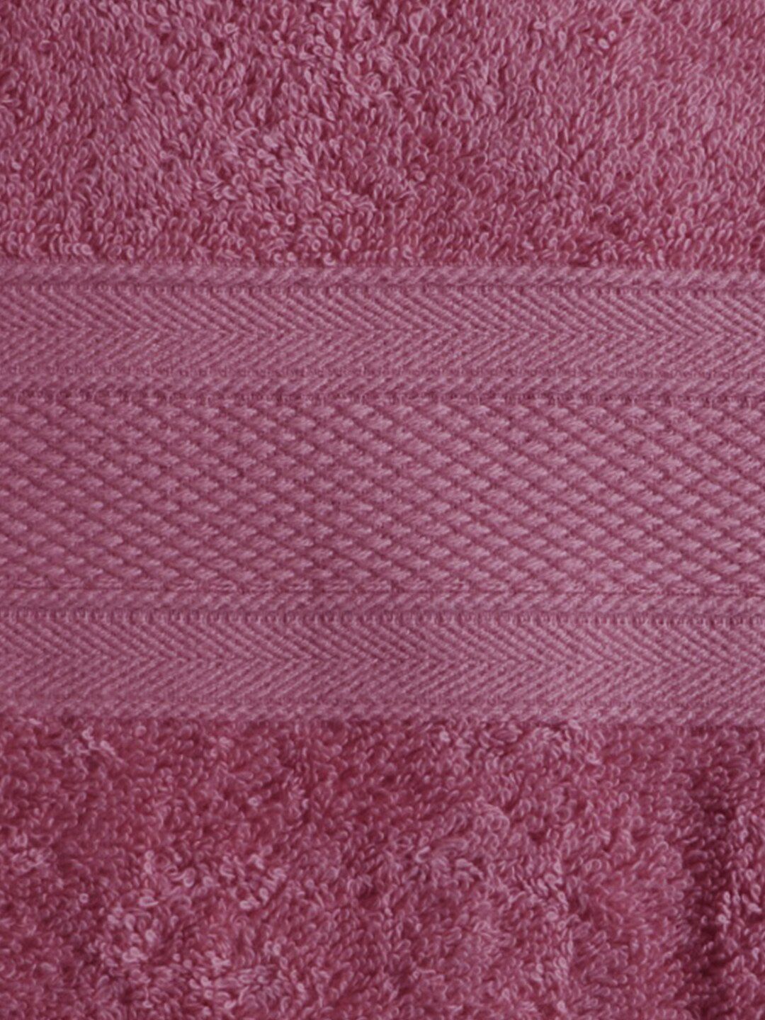 MYTRIDENT Purple Solid 500 GSM Pure Cotton Bath Towel