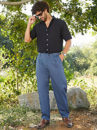 Campus Sutra Men Comfort Relaxed Fit Trousers