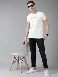 SPYKAR Men Typography Printed Round Neck T-shirt