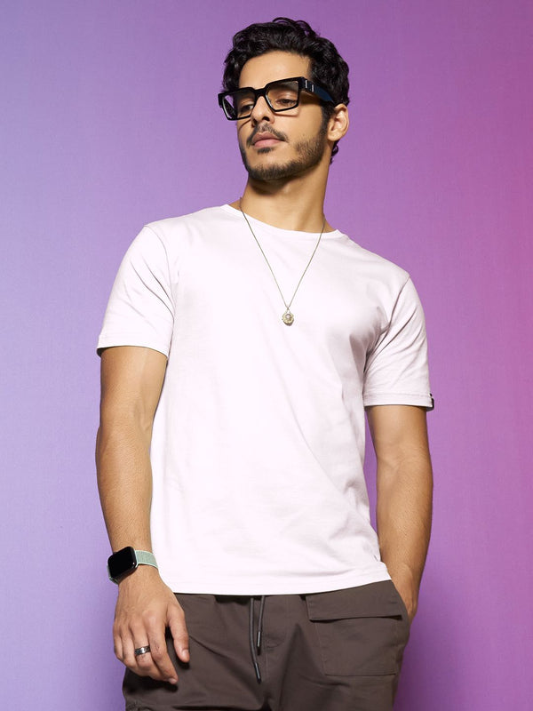 Bewakoof Men White Pure Cotton T-shirt