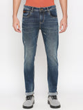 Being Human Men Slim Fit Low Distress Heavy Fade Jeans