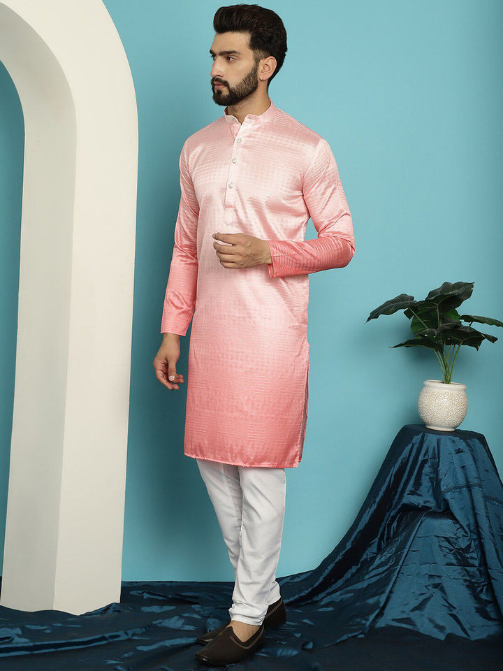 SOJANYA Band Collar Kurta with Churidar