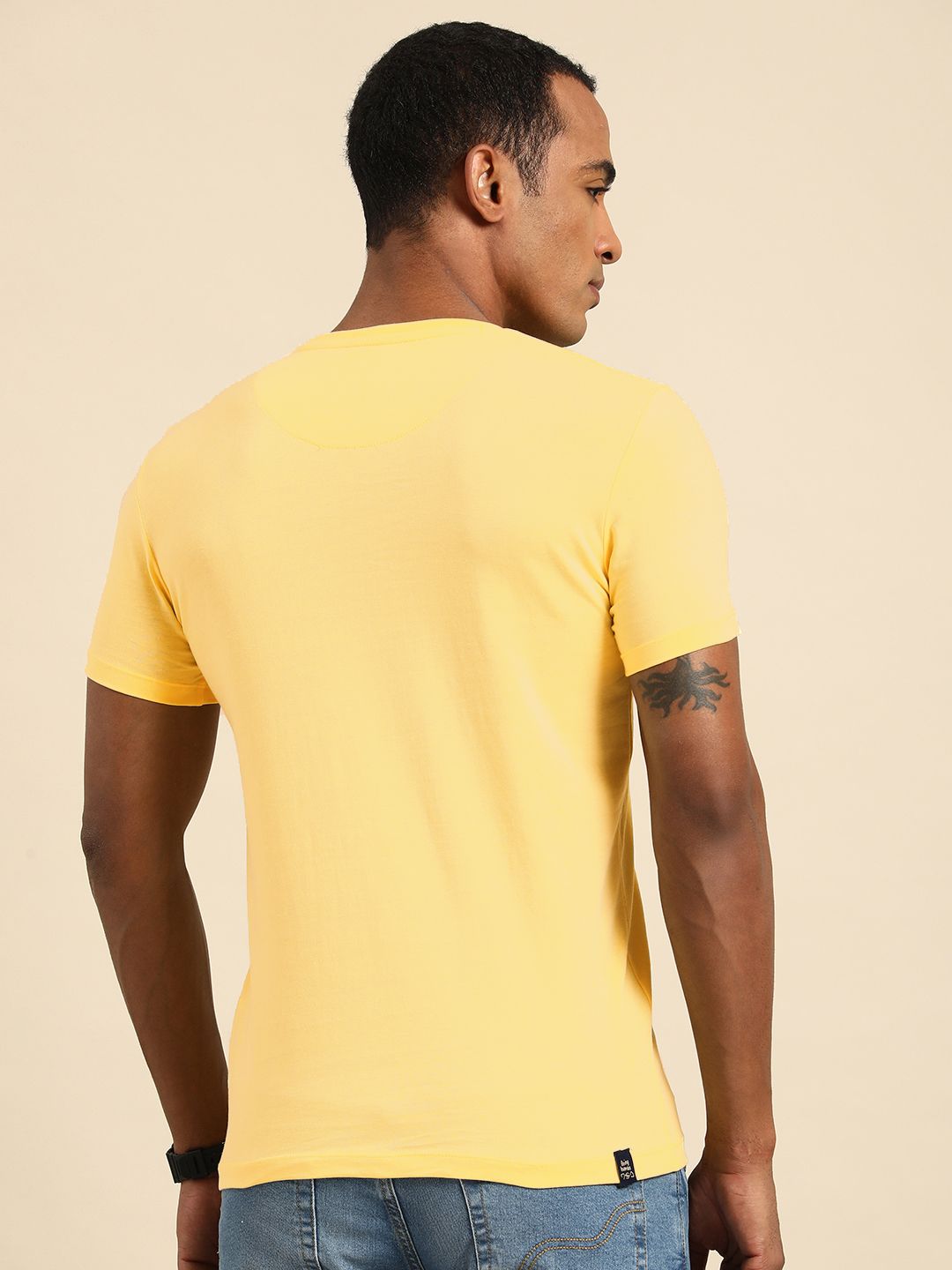 Being Human Round Neck Printed Pure Cotton T-shirt