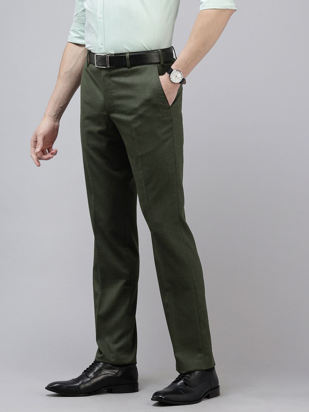 Park Avenue Men Regular Fit Formal Trousers