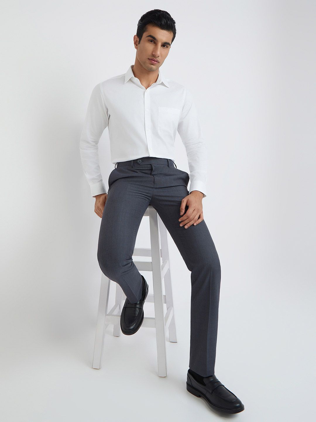 Raymond Pure Cotton Slim Fit Formal Shirt