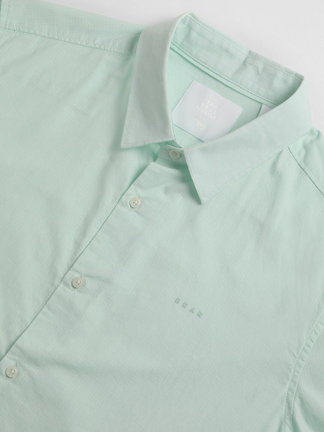 THE BEAR HOUSE Slim Fit Pure Cotton Casual Shirt