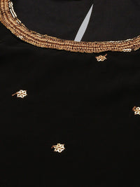 KALINI Floral Embroidered Sequined Kurta with Trousers