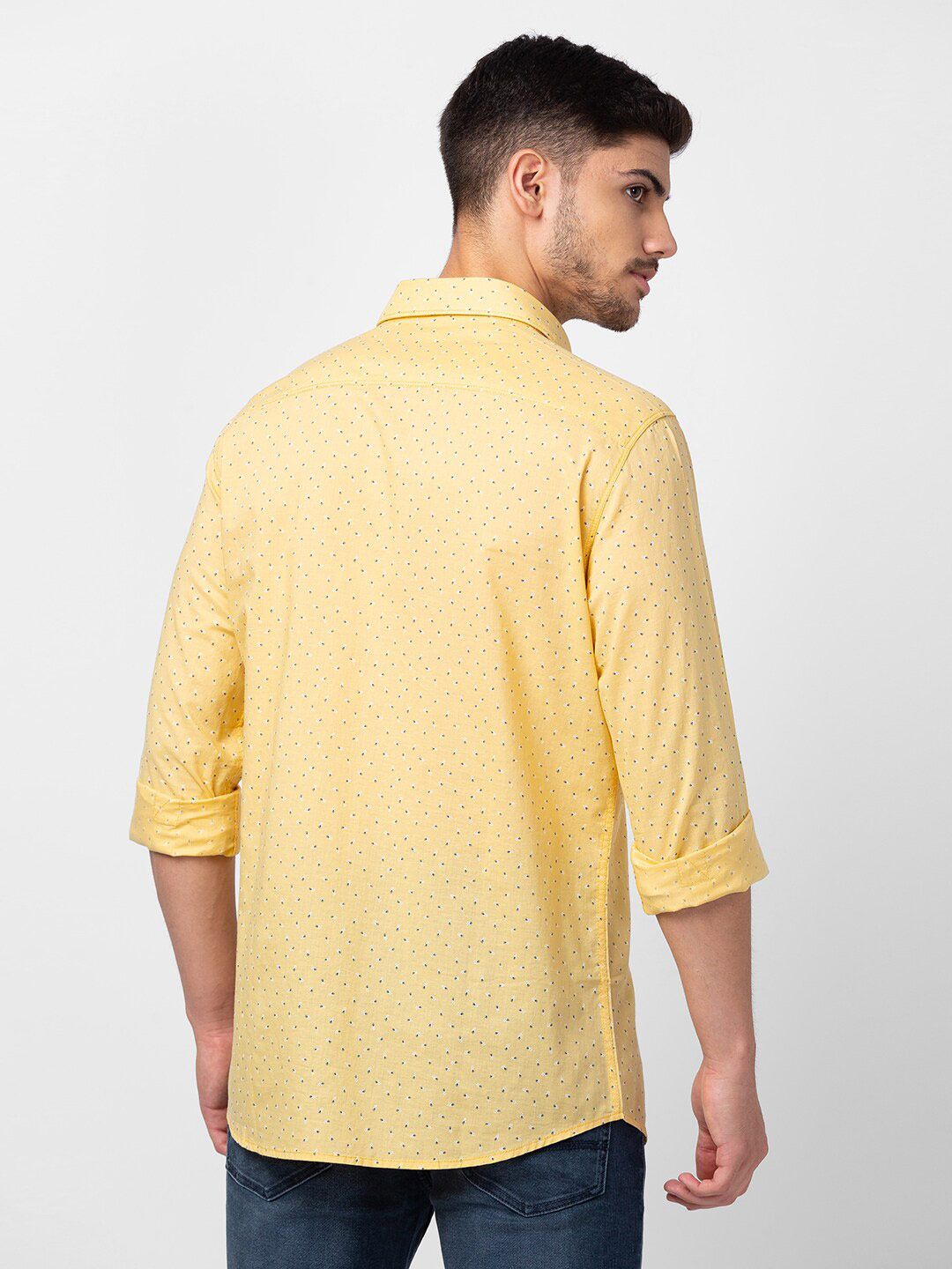 SPYKAR Men Printed Cotton Casual Shirt