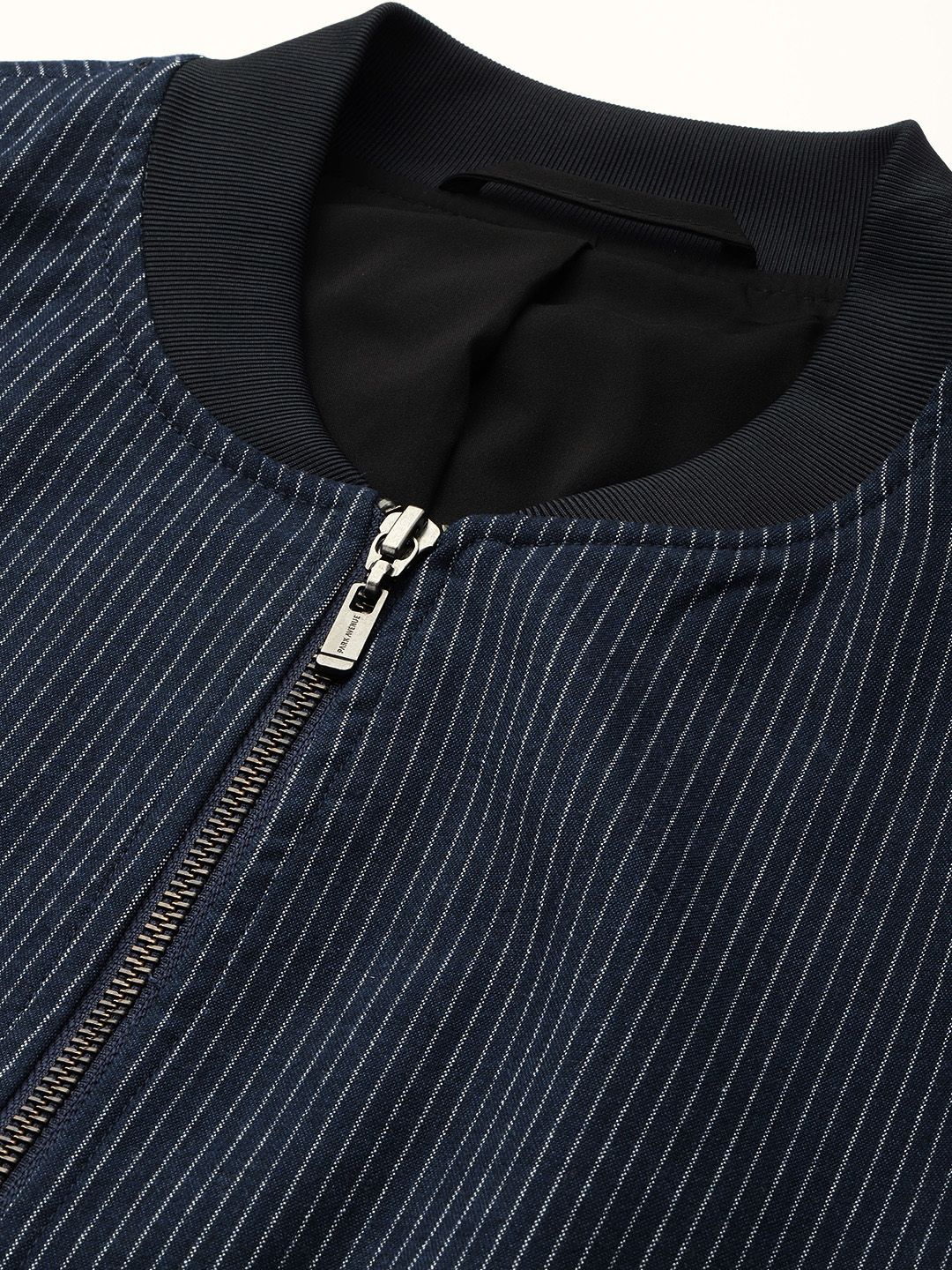 Park Avenue Neo Fit Striped Stand Collar Formal 2 Piece Suits