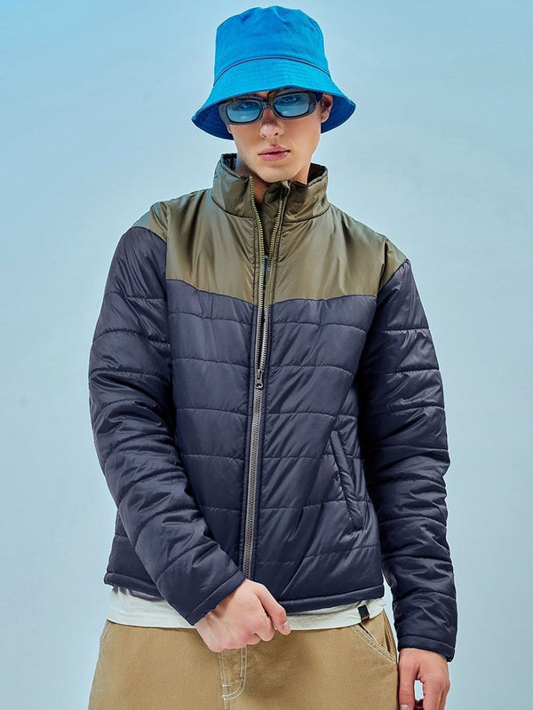 Bewakoof Block Oversized Puffer Jacket
