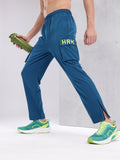 HRX by Hrithik Roshan Men Brand Logo Print Rapid-Dry Training Cargos with Side Slits