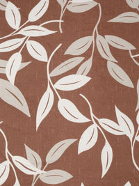Myntra Elegant Homes Coklat & Putih Bunga Bercetak Set Cadar King 300 TC 2.50 m x 2.25 m