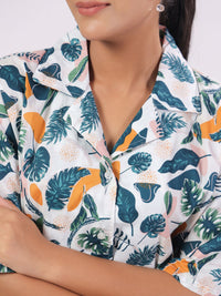 SANSKRUTIHOMES Women Printed Night suit
