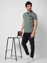 SPYKAR Polo Collar Cotton Slim Fit T-shirt