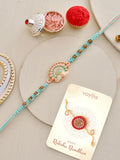 Voylla Men's Traditional Design Beaded Thread Rakhi For Brother