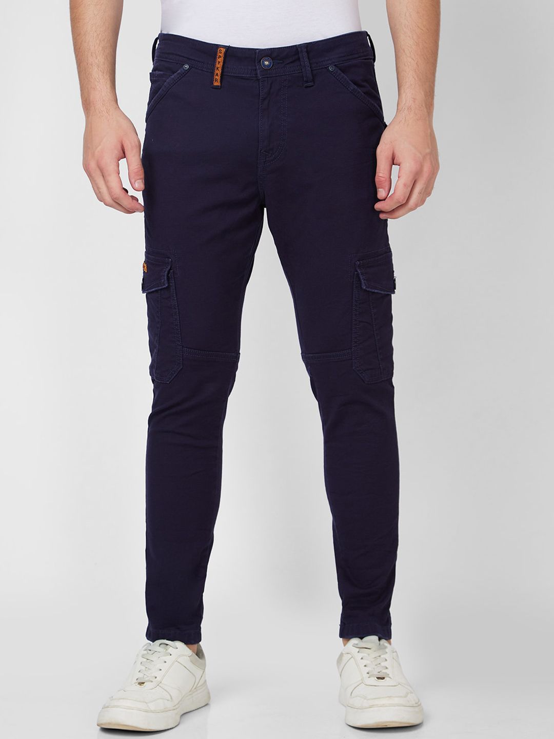 SPYKAR Men Clean Look Light Fade Mid Rise Cotton Jeans