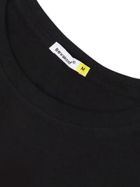 Bewakoof Men Black Printed Pure Cotton  T-shirt