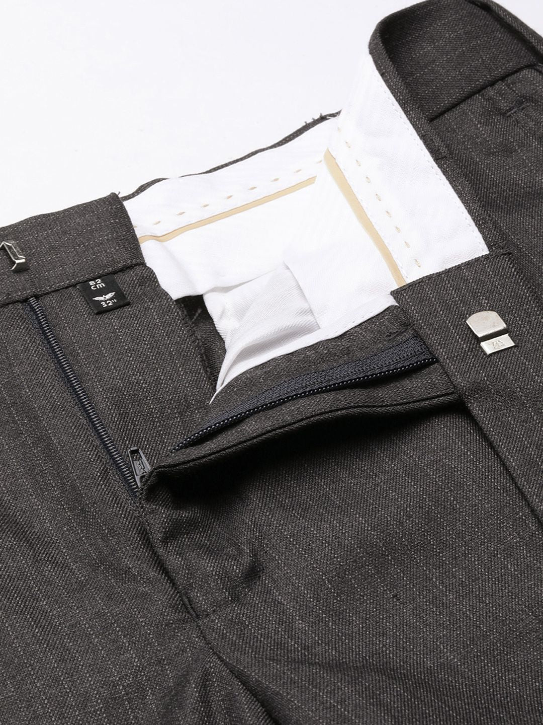 Park Avenue Men Solid Formal Trousers