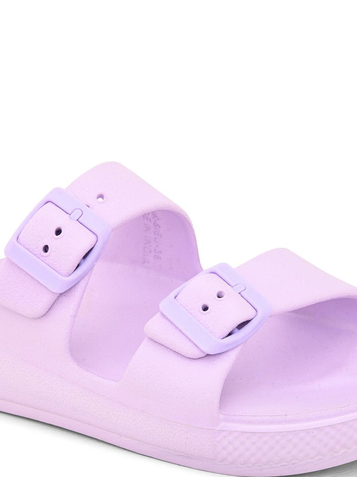 HRX by Hrithik Roshan Women Sliders With Buckle Detail