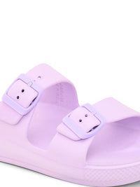 HRX by Hrithik Roshan Women Sliders With Buckle Detail