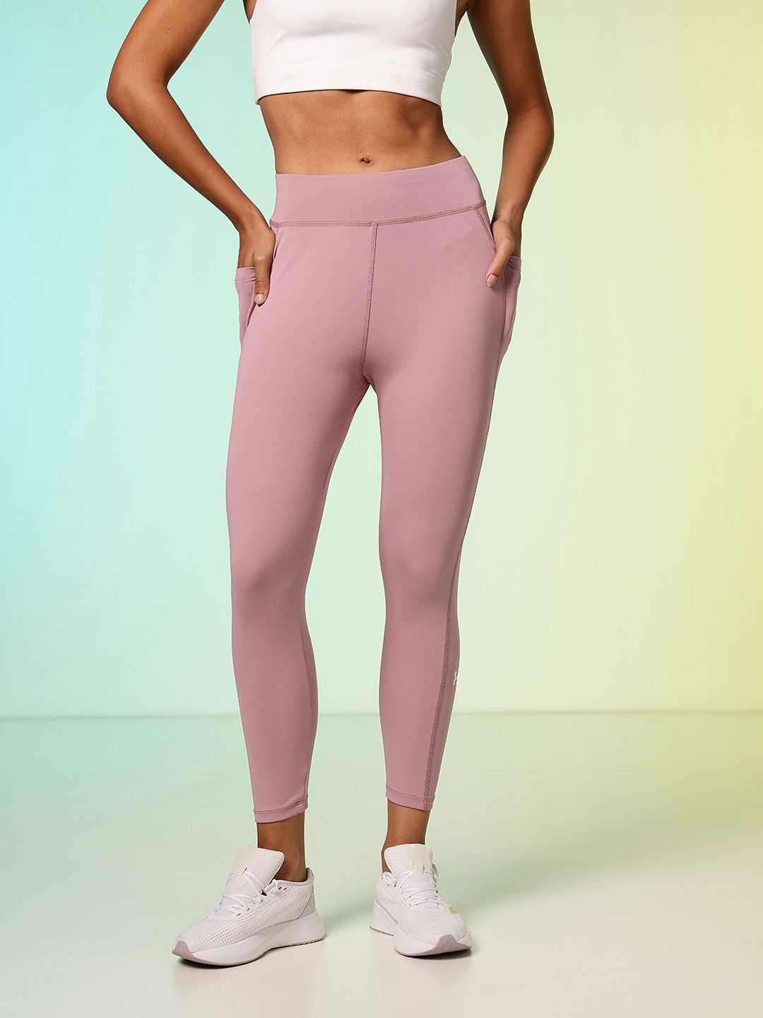 HRX by Hrithik Roshan Women Unity Story Rapid-Dry Printed Training Tights