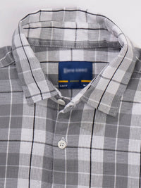 Bene Kleed Men Buffalo Checked Spread Collar Pure Cotton Casual Shirt