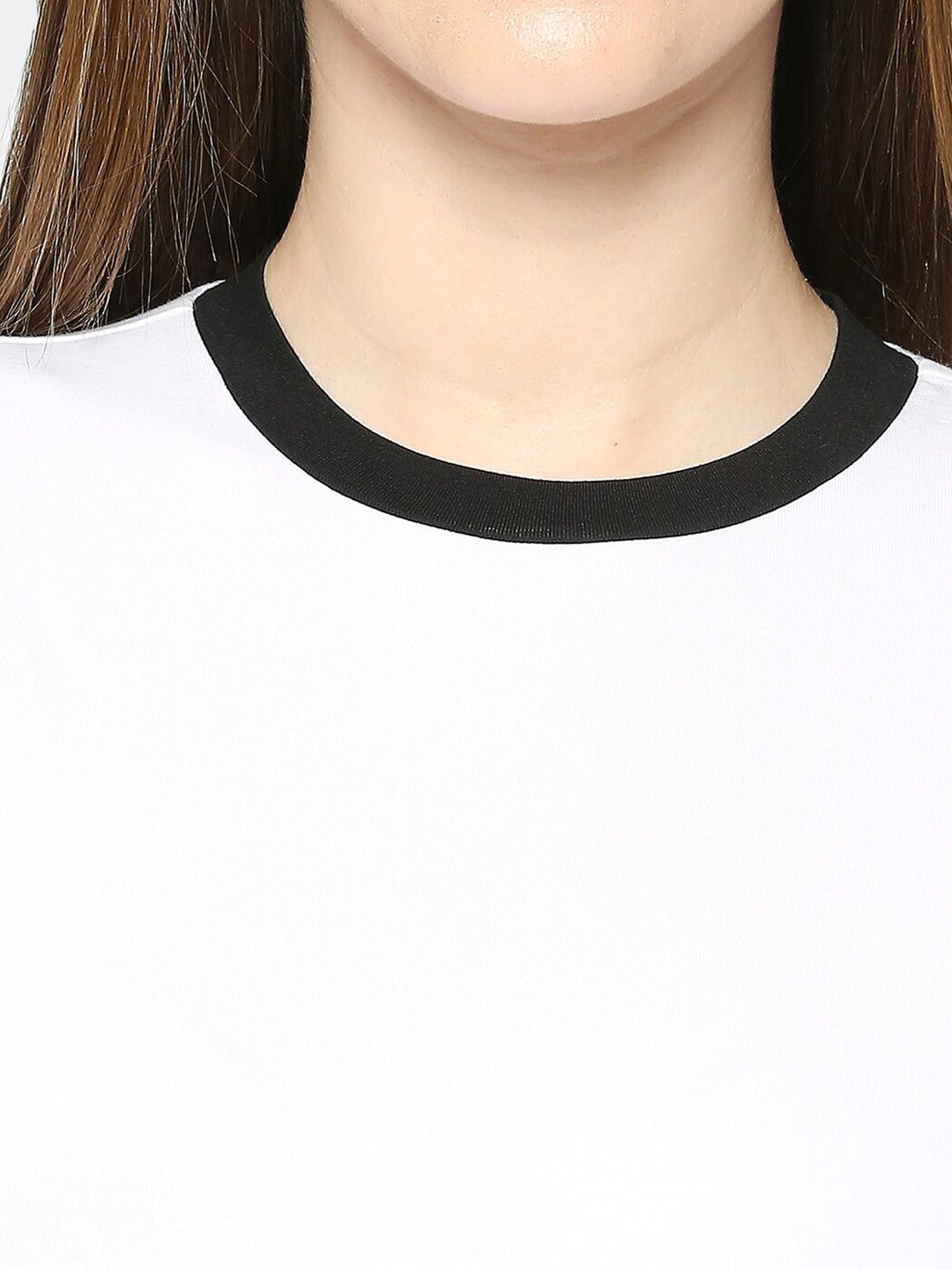 Being Human Round Neck Crop Top