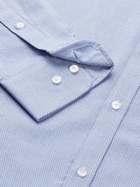 Park Avenue Men Blue Solid Pure Cotton Slim Fit Formal Shirt