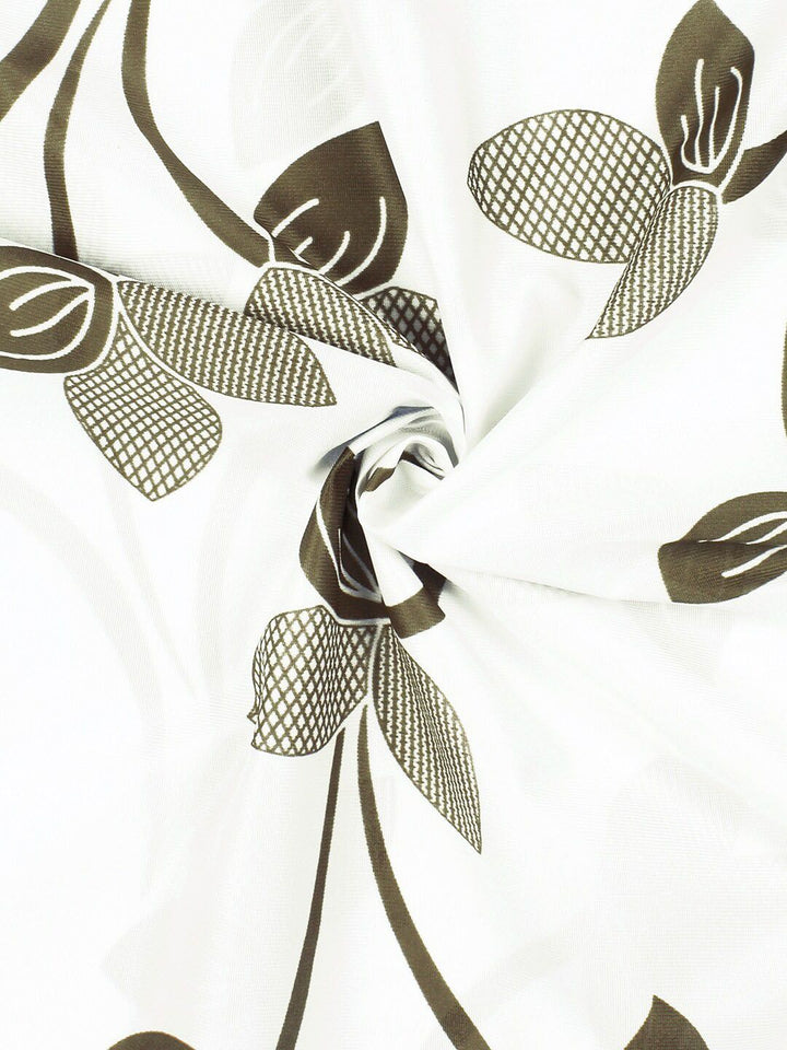 Story@home Nature White & Grey Set of 2 Floral Door Curtains