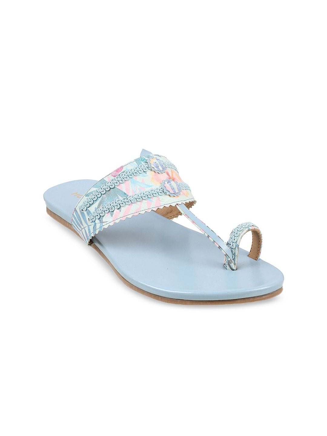 Mochi Printed One Toe Flats