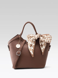 all about you Structured Handheld Bag with Bow Detail