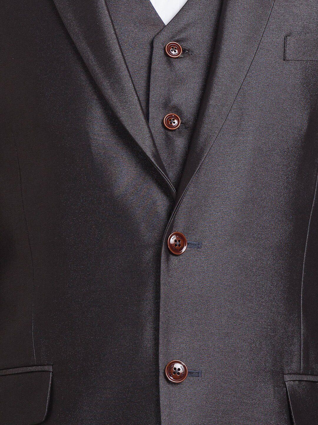 Park Avenue Men Super Slim-Fit Single Breasted 3 Pc Suits