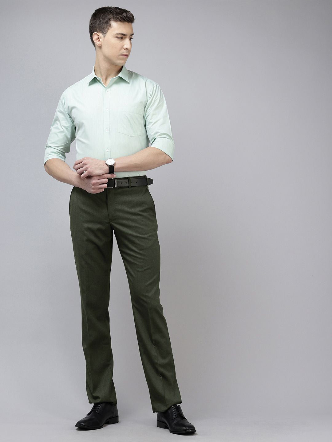 Park Avenue Men Regular Fit Formal Trousers